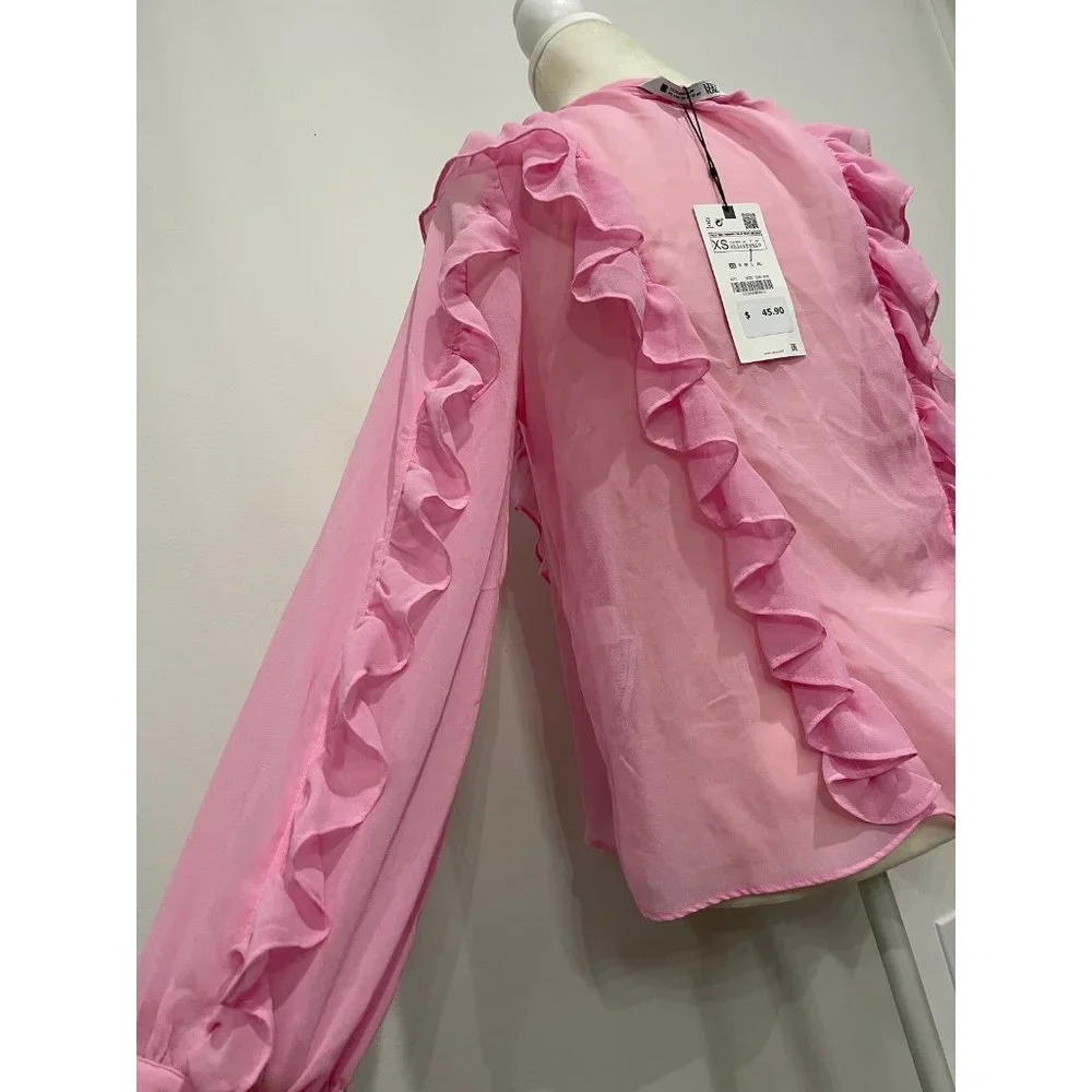 NWT Zara Blouse - Picture 4 of 5